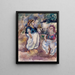 Les Tunisiennes - Jules Pascin — framed artwork on a wall