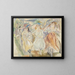 Les grands chapeaux - Jules Pascin — framed artwork on a wall