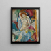 Maintenant le bras levé - Jules Pascin — framed artwork on a wall