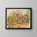 Landscape in Cuba - Jules Pascin — framed artwork on a wall