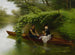 La Salida en barco - Jules Scalbert — vista de la obra