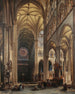 Interior de la catedral de Amiens - Jules Victor Genisson — vista de la obra