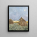Haycocks by Moonlight - Julia Beck — framed artwork on a wall