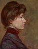 Retrato de una joven mujer - Julia Graydon Sharpe — vista de la obra
