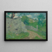 Un camino de campo francés - Julian Alden Weir — cuadro enmarcado en la pared