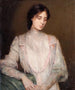 Una dama de compañía - Julian Alden Weir — vista de la obra