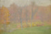 Lluvia de otoño - Julian Alden Weir — vista de la obra
