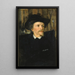 Retrato de Wyatt Eaton - Julian Alden Weir — cuadro enmarcado en la pared