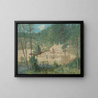 Julian Alden Weir - The Building of the Dam.webp