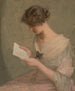La lettre - Julian Alden Weir — vista de la obra
