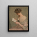 La lettre - Julian Alden Weir — cuadro enmarcado en la pared