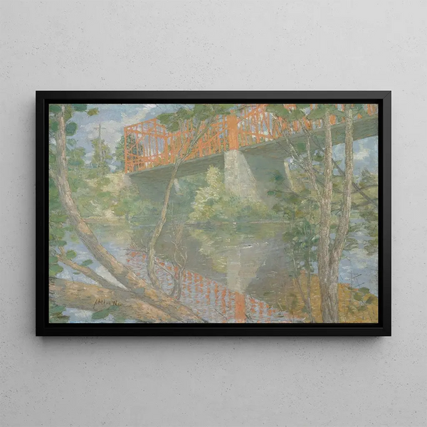 Julian Alden Weir - The Red Bridge.webp
