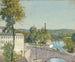 Molinos de la US Thread Company, Willimantic, Connecticut - Julian Alden Weir — vista de la obra