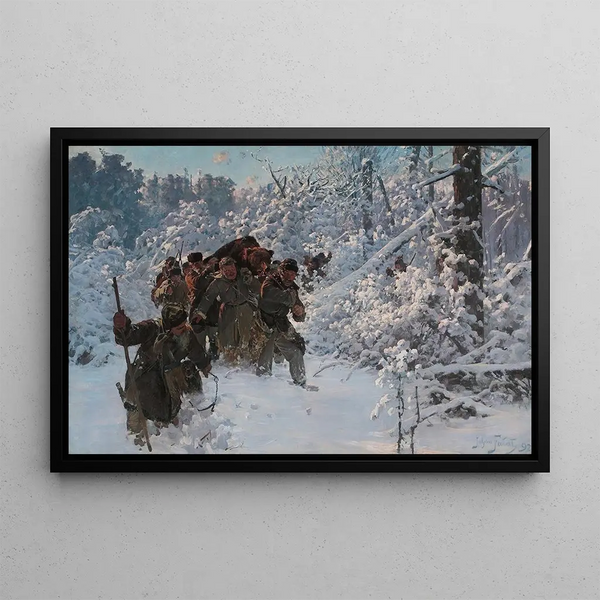 Julian Falat - Return from the bear hunt.webp