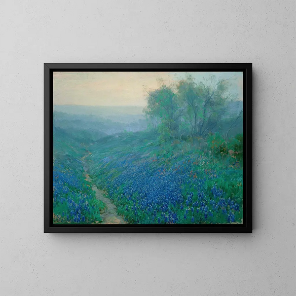 los arándanos al amanecer en el norte de San Antonio - Julian Onderdonk — cuadro enmarcado en la pared