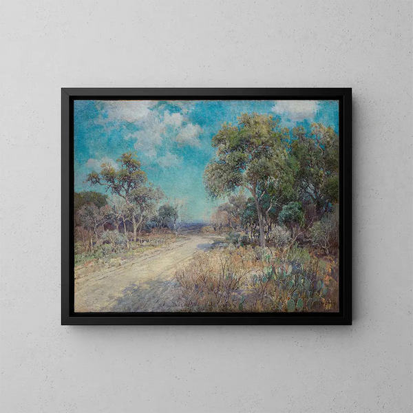 Road to the Hills - Julian Onderdonk — framed artwork on a wall