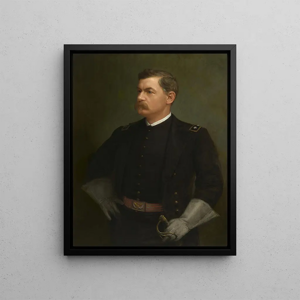 George Brinton McClellan - Julian Scott — cuadro enmarcado en la pared