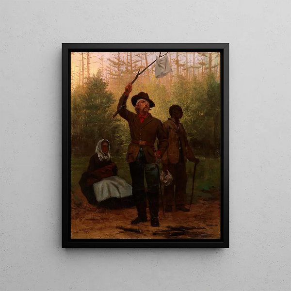 Reddition d'un soldat confederado - Julian Scott — cuadro enmarcado en la pared