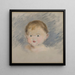 Julie Manet at fifteen months - Édouard Manet — framed artwork on a wall