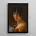 Retrato de Adèle Foucher - Julie Hugo — cuadro enmarcado en la pared
