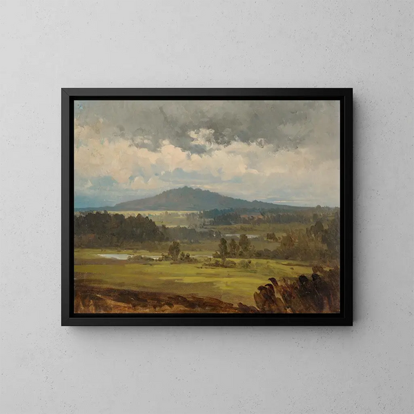 Blauberg cerca de Wolmar - Julie Wilhelmine Hagen-Schwarz — cuadro enmarcado en la pared