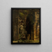 Grotte à Rome - Julie Wilhelmine Hagen-Schwarz — cuadro enmarcado en la pared