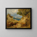 Paisaje italiano - Julie Wilhelmine Hagen-Schwarz — cuadro enmarcado en la pared