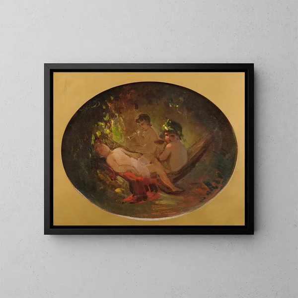 Pothos - Julie Wilhelmine Hagen-Schwarz — cuadro enmarcado en la pared