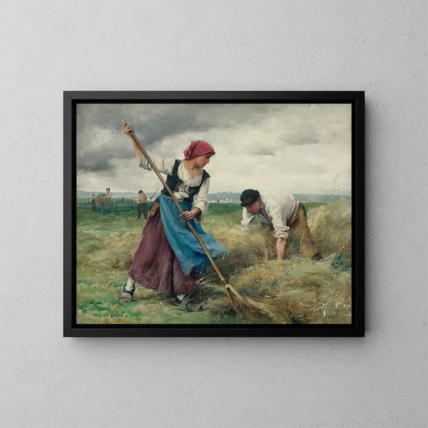 Los Segadores - Julien Dupré — cuadro enmarcado en la pared