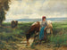 La Gardienne de vaches - Julien Dupré — artwork view