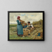 L'heure du déjeuner - Julien Dupré — framed artwork on a wall