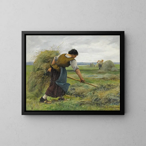 Los Segadores - Julien Dupré — cuadro enmarcado en la pared