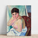 Reproduction of the painting Juliette sitting in an armchair - Suzanne Valadon