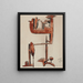 Abstracto - Julio González — cuadro enmarcado en la pared