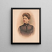 Frances Folsom, Mrs. Grover Cleveland - Julius Bien Company — framed artwork on a wall