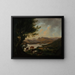 Lac Windermere - Julius Caesar Ibbetson — cuadro enmarcado en la pared