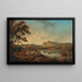Langdale Pikes desde Lowood - Julius Caesar Ibbetson — cuadro enmarcado en la pared