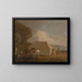 The Banquet of Shooting - Julius Caesar Ibbetson — framed artwork on a wall