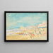 Playa en Ostende - Julius Collen Turner — cuadro enmarcado en la pared