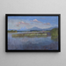 Rive du Chiemsee - Julius Exter — cuadro enmarcado en la pared