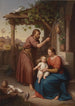 María y José con el niño Jesús - Julius Frank — vista de la obra