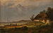 La costa en el pueblo de pesca de Flade cerca de Frederikshavn - Julius Hellesen — vista de la obra