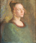 Retrato de mujer - Julius Paulsen — vista de la obra