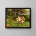 Danse circulaire à Græsted - Julius Paulsen — framed artwork on a wall