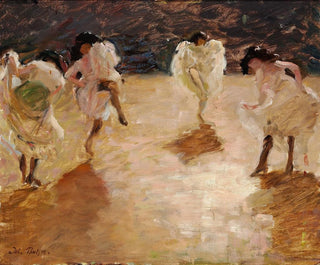 Julius Paulsen - Young women dancing the cancan Paris.webp