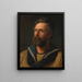 Autorretrato de Julius von Payer en ropa de marinero - Julius Payer — cuadro enmarcado en la pared
