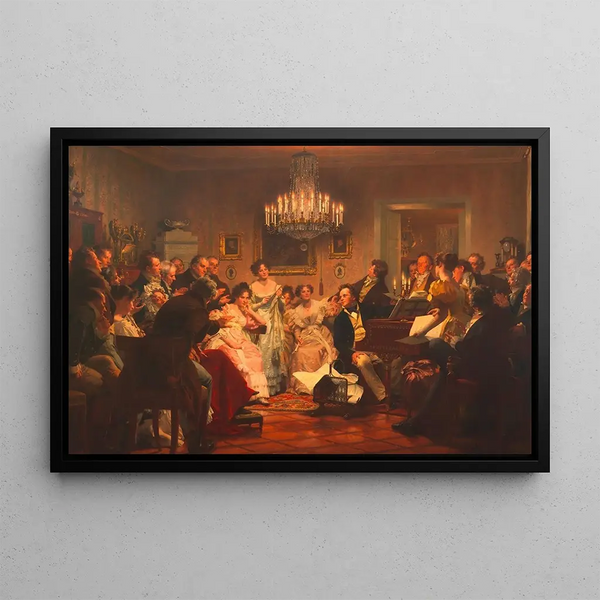 Julius Schmid - Ein Schubertabend in einem Wiener Brgerhause.webp