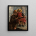 Estudio de dos niños - Julius Scholtz — cuadro enmarcado en la pared