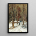 A Winter Evening - Julius Sergius Klever — framed artwork on a wall