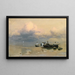 The Return of the Fishermen - Julius Sergius Klever — framed artwork on a wall
